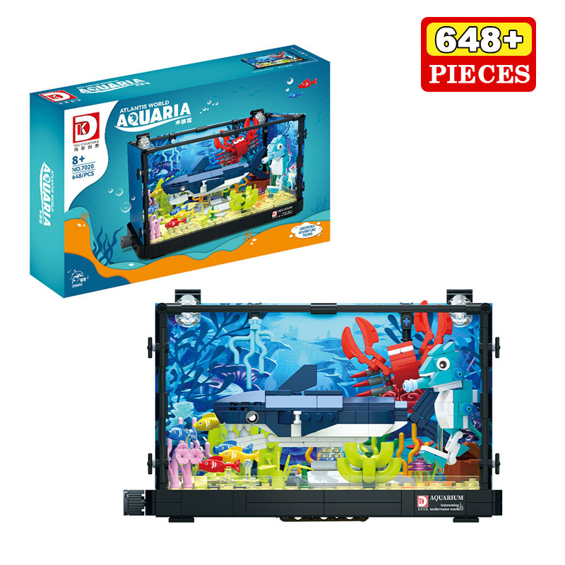 Aquarium Marine World - 648 قطعة نظام القرش البيئي خزان