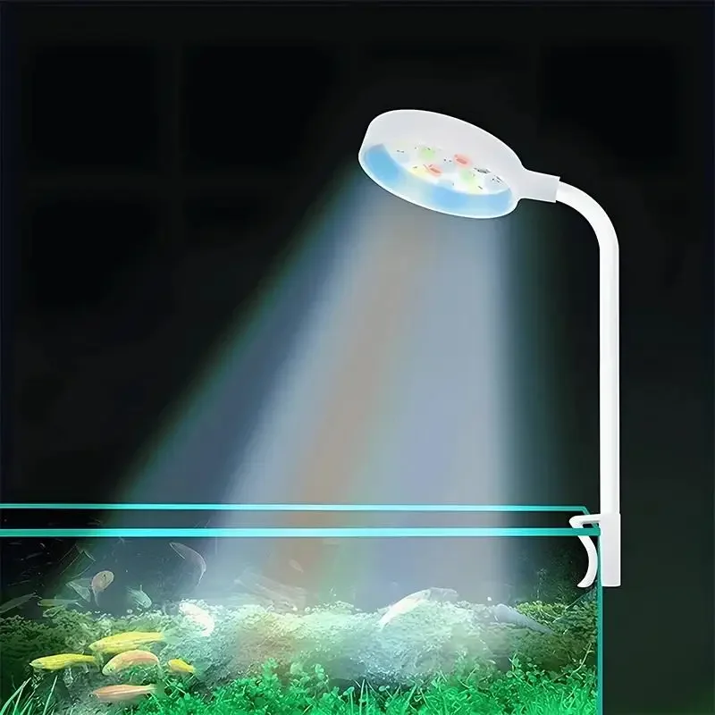 Aquarium Marine Lights - ضوء حوض السمك مع محول بمشبك