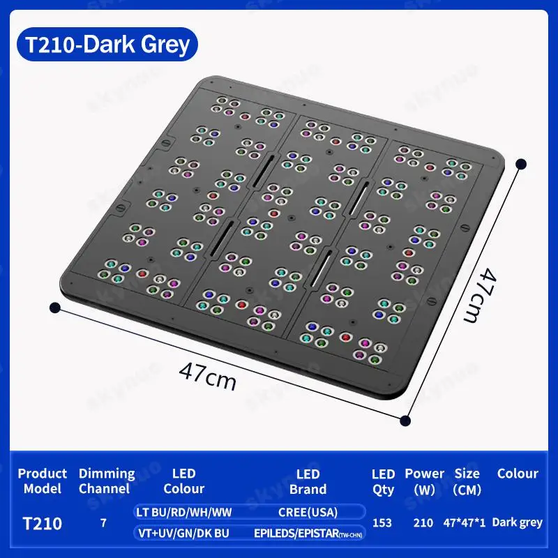 Reef Lighting - TLF KASSRAY T210 210 واط تغطية