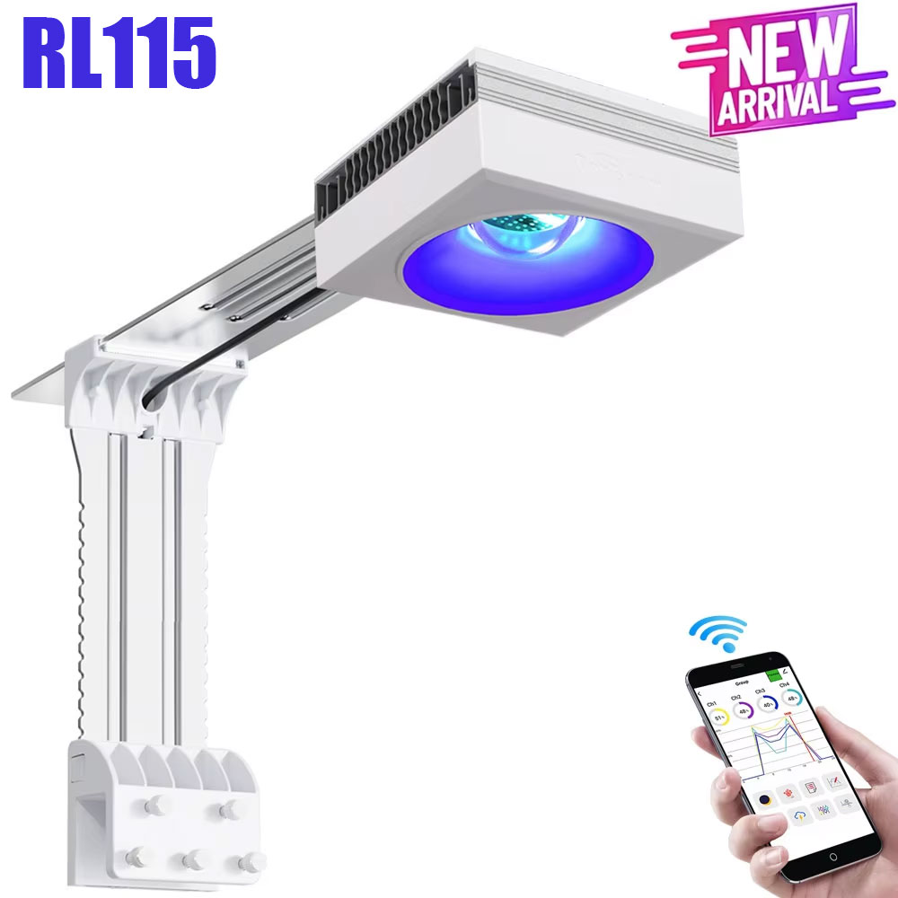 جديد PopBloom RL115 WiFi البحر - مراجعة Reef Lighting وسعره