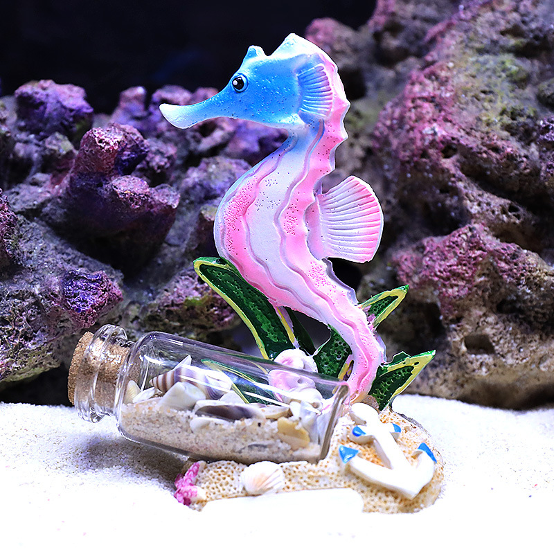 زينة حوض السمك على شكل سمكة مه - مراجعة Marine Aquarium Epoxy وسعره