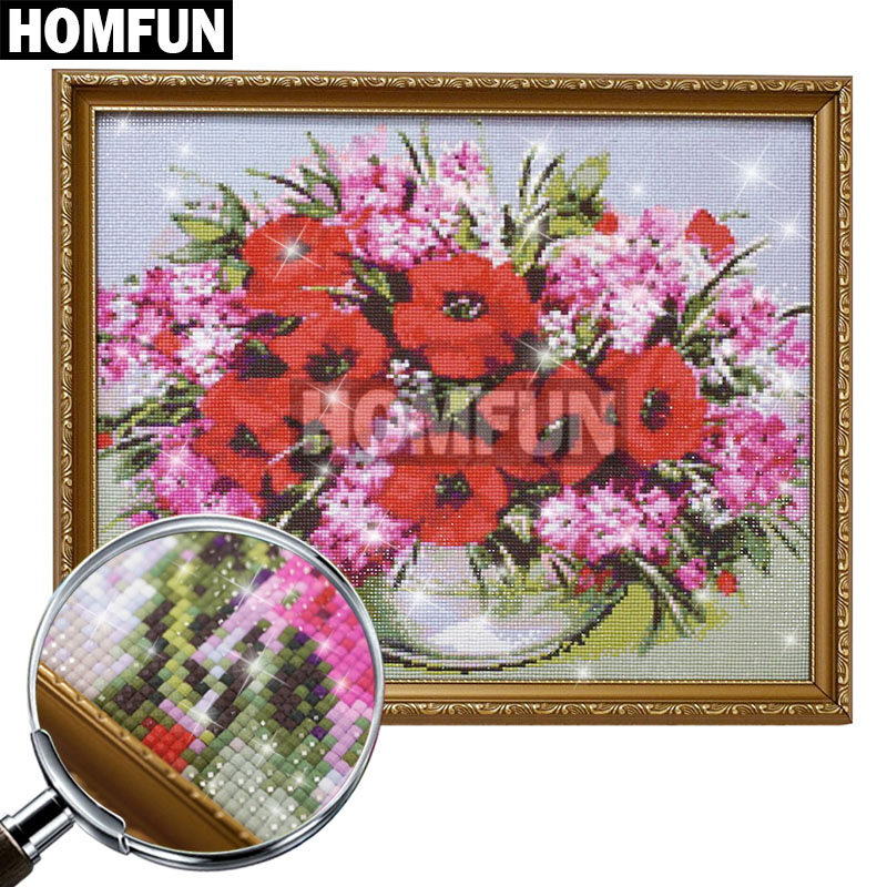 HOMFUN كامل مربع/الحفر المستدي - مراجعة Marine Coral وسعره