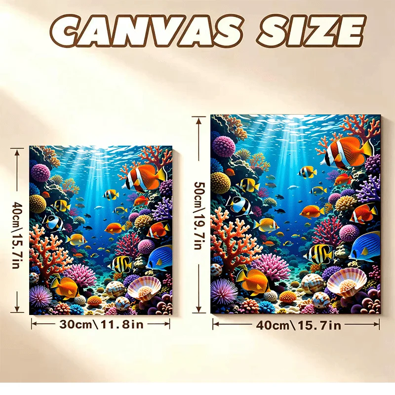 مجموعة رسم بالأرقام للمبتدئين  - مراجعة Marine Coral وسعره
