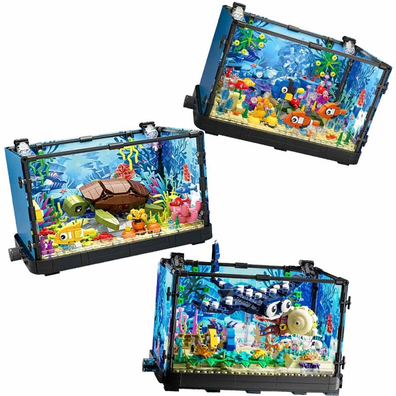 مجموعة مكعبات بناء حوض السمك م - مراجعة Marine Aquarium Cube وسعره