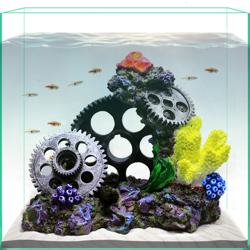 صخور تنسيق الحدائق، بيوت إخفاء - مراجعة Marine Aquarium Epoxy وسعره